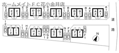 【区画図】 | タウンハウス209F棟