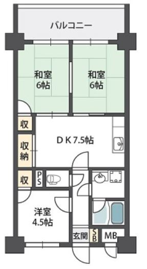 【間取り】 | 木の国ハイツ