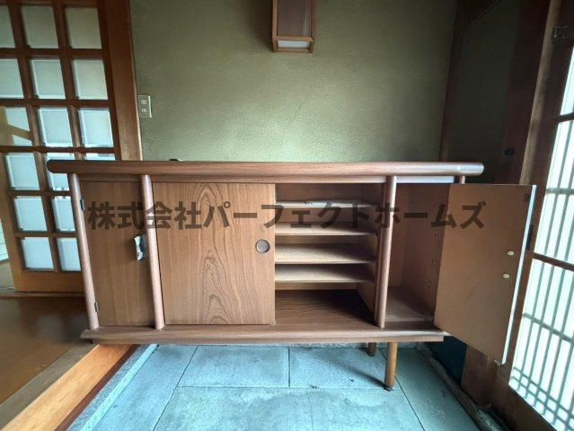 日本庭園付き古民家の収納|収納のためのスペースです