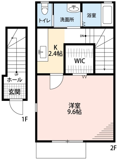 【間取り】 | ＭＣ　Ｖｉｌｌａｇｅ(エムシービラージュ)Ｂ棟