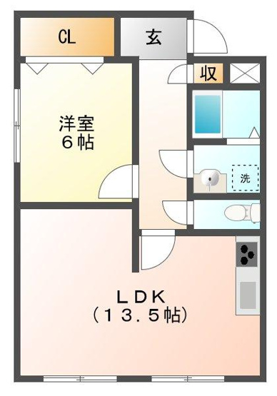 【間取り】 | サンハイツ大田町
