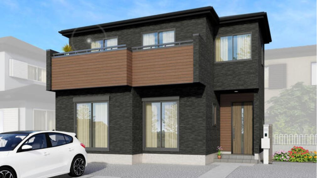 高崎市倉賀野町9期（全1棟）1号棟の外観パース