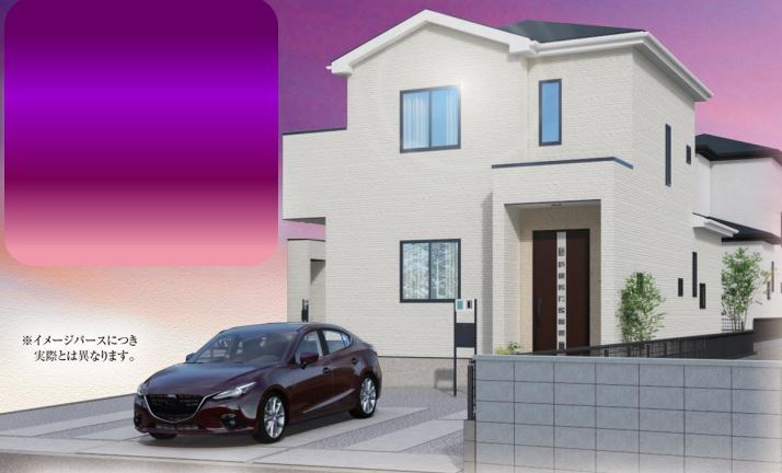 高崎市倉賀野町9期（全1棟）1号棟の外観パース|外観パースです