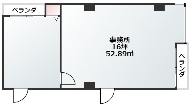 【間取り】 | サンバレー天満ビル