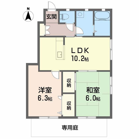 【間取り】 | グランコート久万ノ台 Ｋ棟