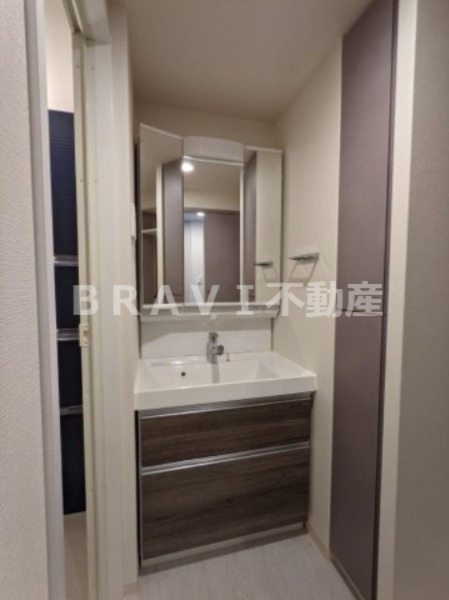 Dimus北浜（ディームスキタハマ）　BRAVI不動産の独立洗面台