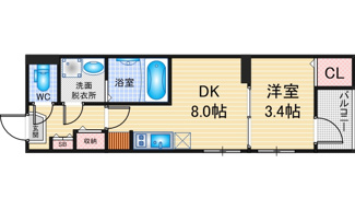 【間取り】 | グランシャルム中村 | 略図の為、現状優先
