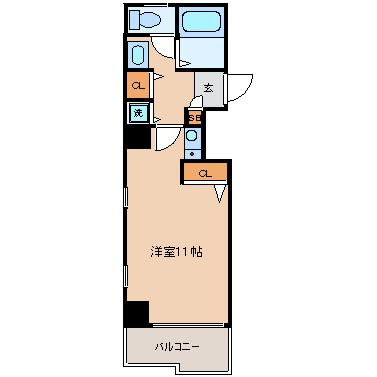 【間取り】 | プレサンス梅田西