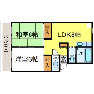 【間取り】 | プレジール鹿野