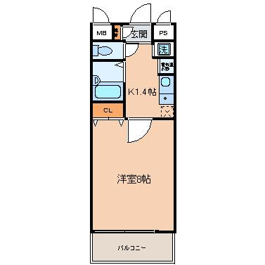 【間取り】 | フレアコートＫＭ福島
