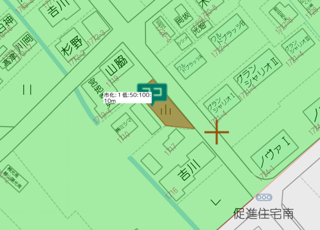 【土地図】 | 倉敷市林土地