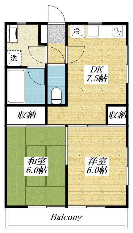サンハイムEⅢの間取り