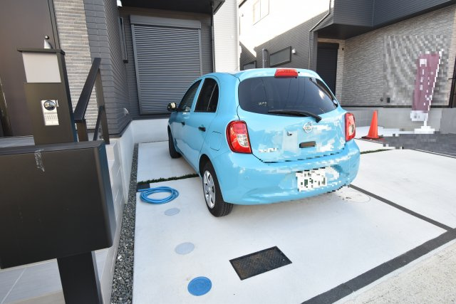 【新築戸建】大山崎町円明寺茶屋前の駐車場