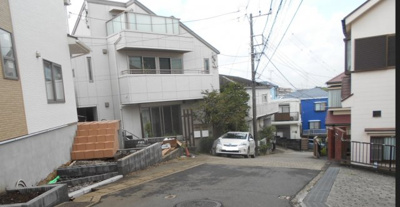 【前面道路含む現地写真】 | 仏向町新築戸建て1号棟