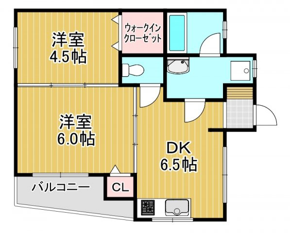 カーザハマムラの間取り