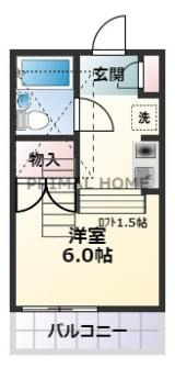 【間取り】 | グリーンコーポ神大寺