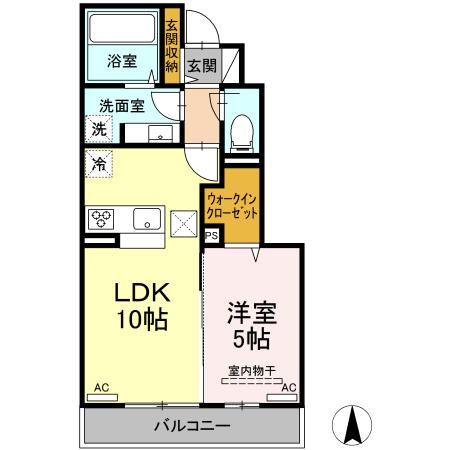 アテリア弐番館の間取り