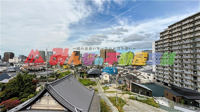 トーカン久留米駅東Ⅱキャステールの展望|玄関西側眺望です。