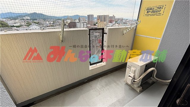 トーカン久留米駅東Ⅱキャステールのバルコニー