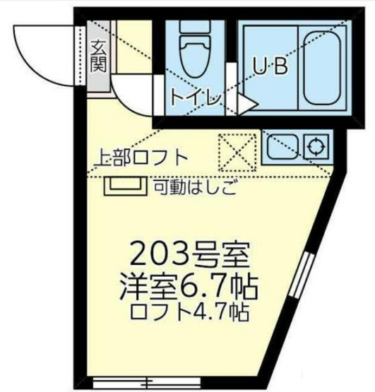 【間取り】 | ユナイト星川ジョンポラニー