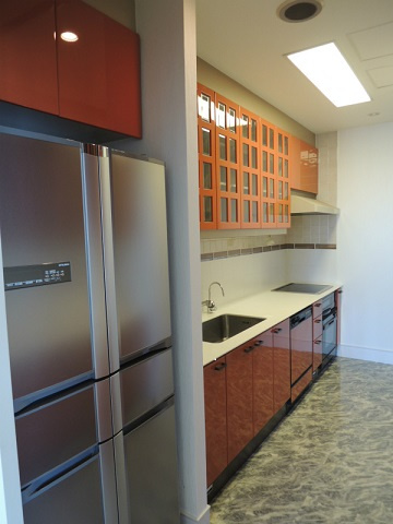 中央区佃１丁目の賃貸マンションのキッチン