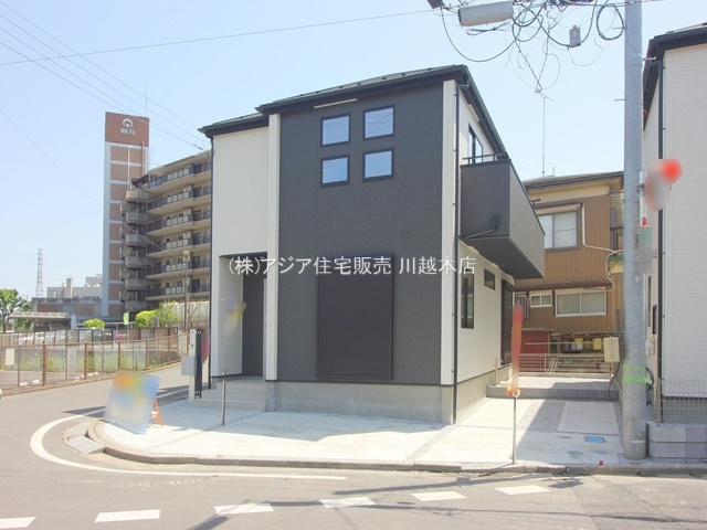 川越市小仙波町10期 新築戸建の外観|カースペース2台可