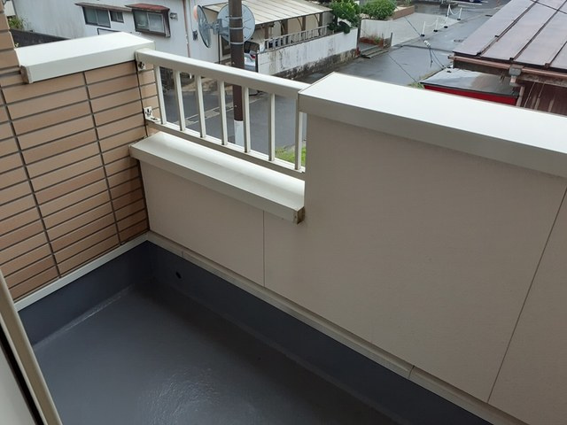 ソレイユCのバルコニー