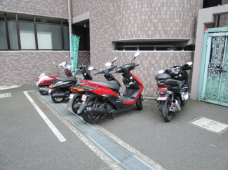 【その他共用部分】 | バイク置場です。