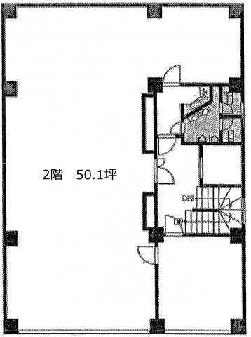 豊島区南池袋１丁目の事務所の間取り