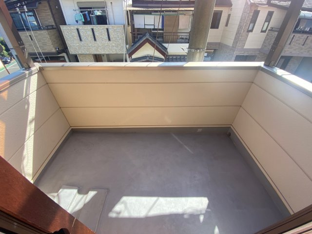 東野中戸建のバルコニー