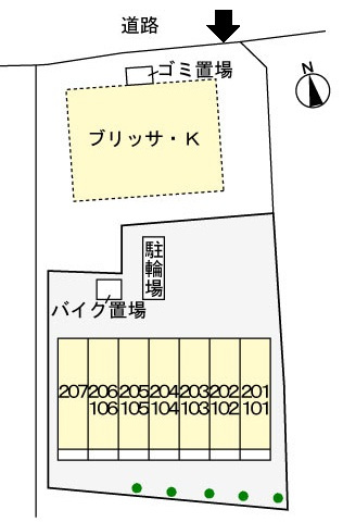 アグリガーデンの区画図