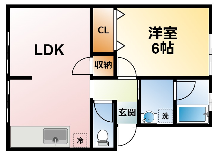シャレーあそうⅠの間取り