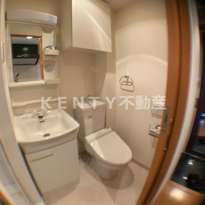 【洗面所】 | クレイシア西蒲田 | 脱衣スペースもあります