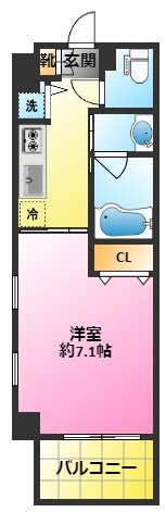 スタイリオ元住吉の間取り|ブレーメン通り徒歩1分♪