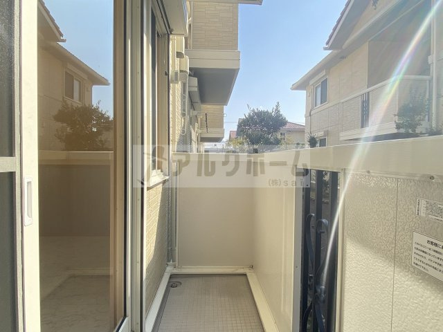 ラミュー久宝寺Ⅱ棟のバルコニー