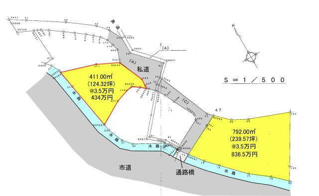 【土地図】 | 香南市香我美町口西川