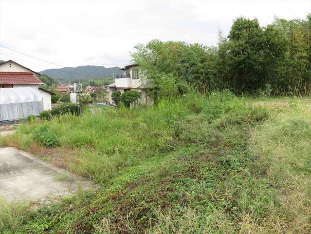 贅沢・余裕のある土地の土地図|西側の一角が低くなっています。