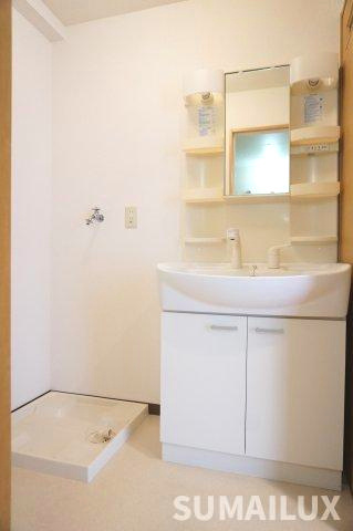 熊本市中央区本荘６丁目の賃貸マンションの独立洗面台