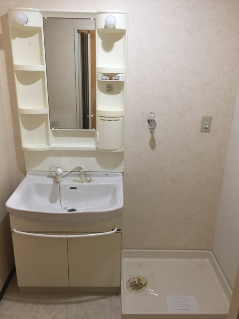 シャルマン木ノ元の洗面所|広い洗面スペース