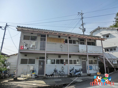 【外観】 | 西邑アパートA棟 | 外観です。築年数は経ちましたがインターネット無料のお得物件です。