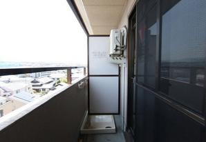 アヴニールふじわらのバルコニー|広々としたバルコニーです