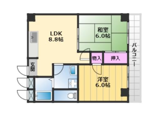 エテルネル21の間取り