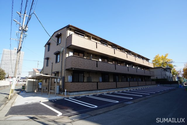 熊本市中央区菅原町のアパートの駐車場