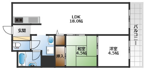 【間取り】 | 第二ハイツ幸和