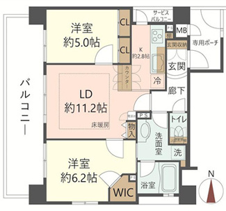 【間取り】 | エステムプラザ梅田中崎町