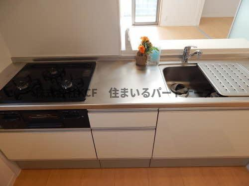 MAST東櫛原 B棟のキッチン|きれいなキッチンです