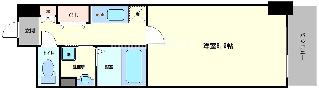 ミモサ中津の間取り