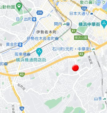 【地図】 | パレステージ山手石川町 | 周辺の地図はこのような感じです！