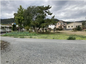 【前面道路含む現地写真】 | 岡山市北区大井（2374-1）土地 | 前面道路含む現地写真です