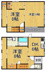 富松町1丁目上田貸家の画像